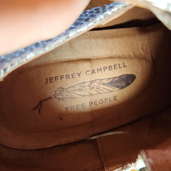 Jeffrey Campbell & Free People Silver Icon Western Booties - Picture 11 of 12